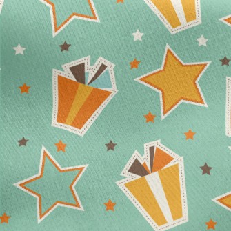 Star Gift Jersey Backed Fleece