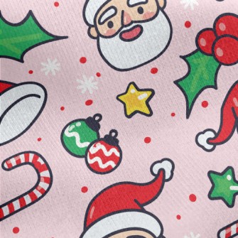 Funny Santa Claus Jersey Backed Fleece
