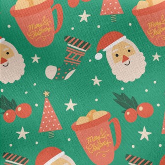 Christmas Party Jersey Backed Fleece