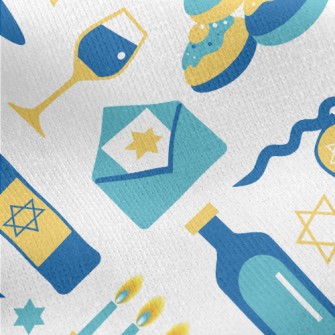 Hanukkah Activities Jersey Backed Fleece