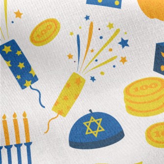 Cake Fruit Party Jersey Backed Fleece