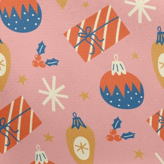 Christmas Wrapping Lights Pongee