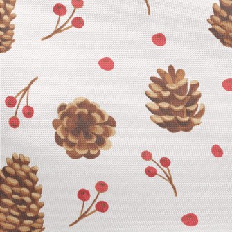 Cute Pine Cones Pongee
