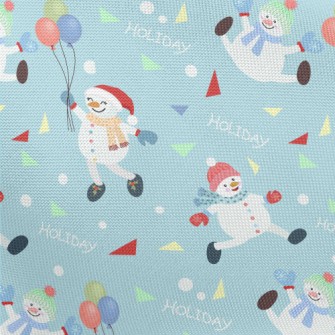 Funny Snowman Pongee