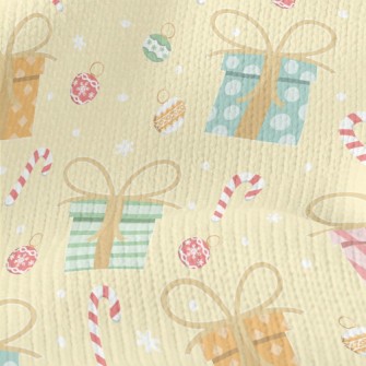 Christmas Candy And Gifts Stretch Jersey