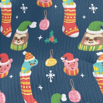 Cute Animal Socks Stretch Jersey