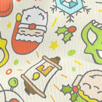 Christmas Doodle Stretch Jersey