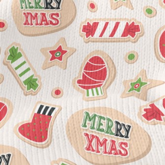 Christmas Cookies Stretch Jersey