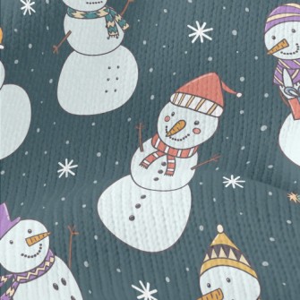 Playful Snowman Stretch Jersey