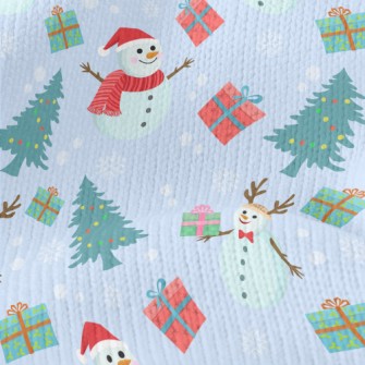 Reindeer Snowman Stretch Jersey