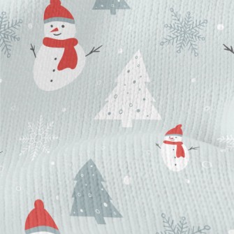 Snowman In Winter Stretch Jersey