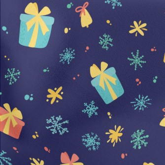 Christmas Gift Snowflake Lightweight Cotton Poplin