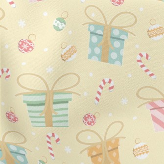 Christmas Candy And Gifts Lightweight Cotton Poplin