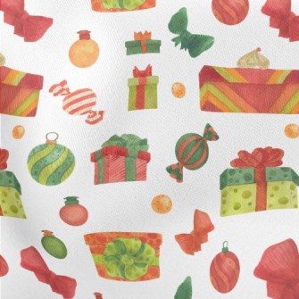 Red Green Candy Gift Lightweight Cotton Poplin