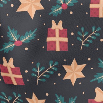 Christmas Decoration Gifts Lightweight Cotton Poplin