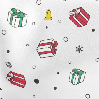 Snow Gift Bell Lightweight Cotton Poplin