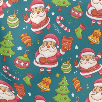 Merry Christmas Lightweight Cotton Poplin