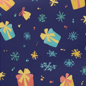 Christmas Gift Snowflake Midweight Cotton Poplin