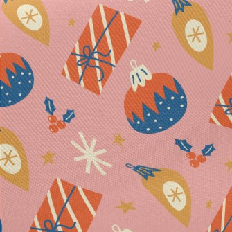 Christmas Wrapping Lights Midweight Cotton Poplin