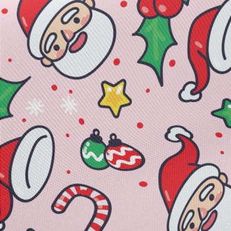 Funny Santa Claus Midweight Cotton Poplin