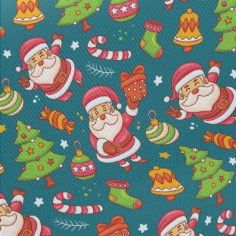 Merry Christmas Midweight Cotton Poplin