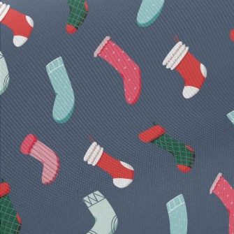 Christmas Socks Midweight Cotton Poplin