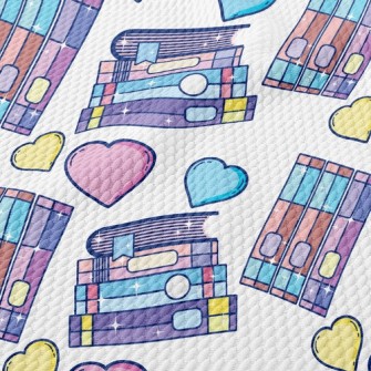 Three Color Love Book Birdseye Piqué