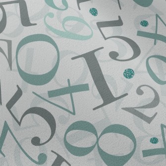 Arabic Numerals Chiffon