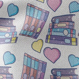 Three Color Love Book Waterproof Canvas