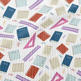 Paper Pin Ruler Book Birdseye Piqué