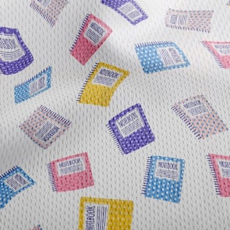 Color Dot Notebook Athletic Mesh Flat Back