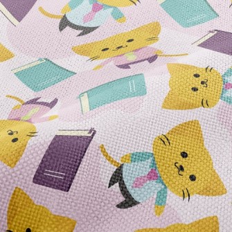Book Cat Teacher Performance Linen