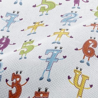Funny Number Symbols Performance Linen
