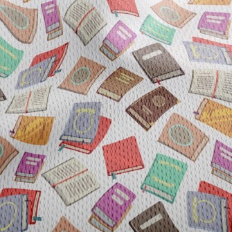 Different Kinds Of Books Athletic Mesh Flat Back