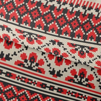 Ethnic Style Knitting Waterproof Oxford