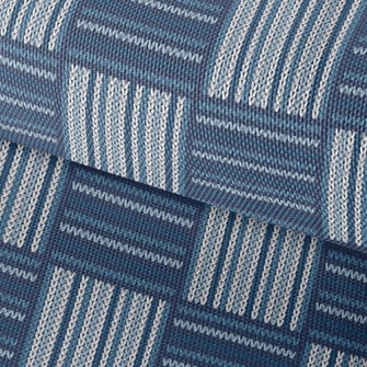 Checkered Ethnic Knit Waterproof Oxford