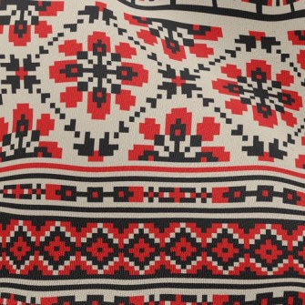 Ethnic Style Knitting Chiffon