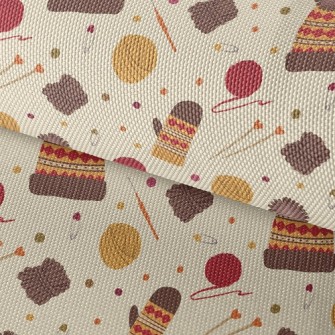 Handmade Fur Hat Gloves Waterproof Oxford