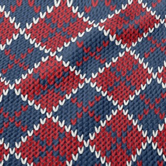 Plaid Love Knitted Birdseye Piqué