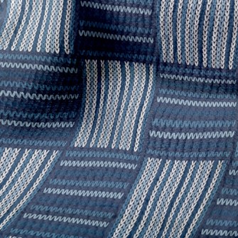 Checkered Ethnic Knit Terry