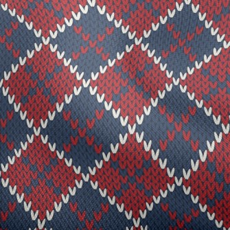 Plaid Love Knitted Dobby