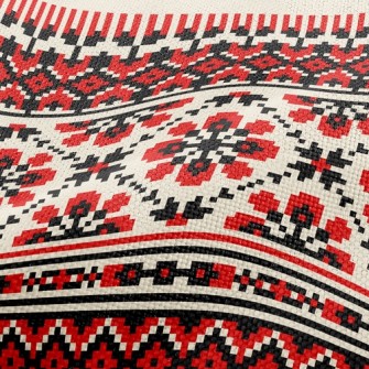Ethnic Style Knitting Performance Linen