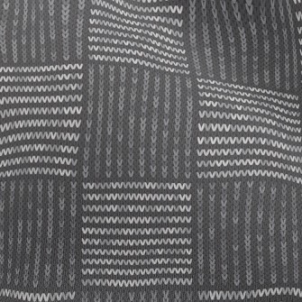 Horizontal Strip Knitting Chiffon