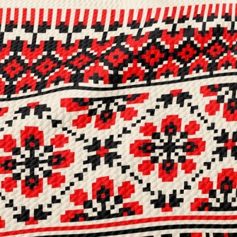 Ethnic Style Knitting Birdseye Piqué
