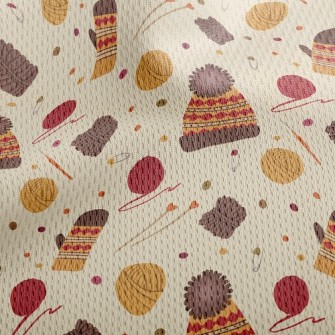 Handmade Fur Hat Gloves Athletic Mesh Flat Back