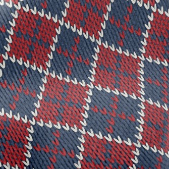 Plaid Love Knitted Standard Corduroy