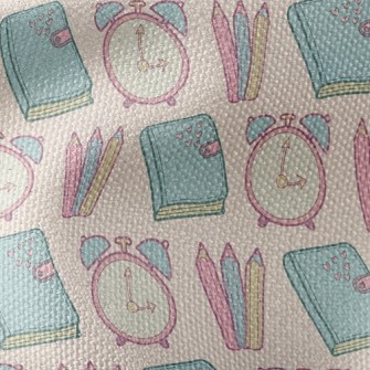 Alarm Clock Book And Pen Waterproof Canvas