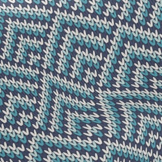 Diamond Wool Knit Twill