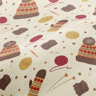 Handmade Fur Hat Gloves Performance Linen