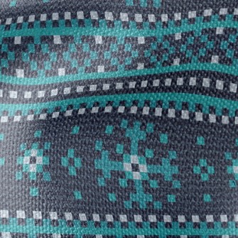 Knitted Snowflakes Waterproof Canvas